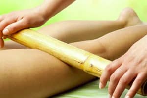 Bambus-Massage